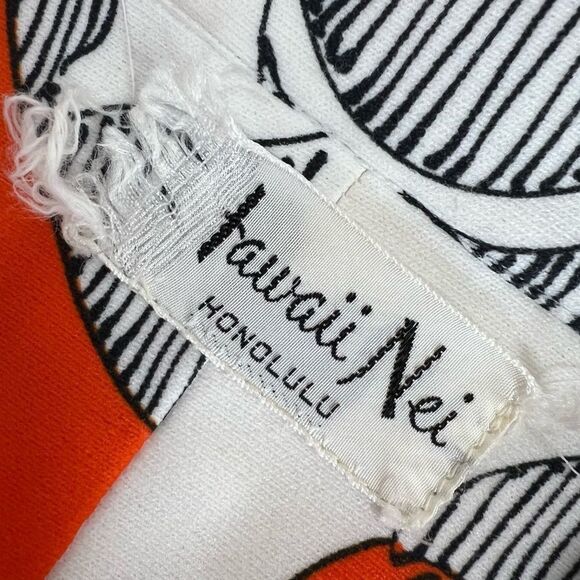 Vintage 60’s Hawaii Nei Honolulu Retro Floral Print Hawaiian Shirt - Picture 4 of 8